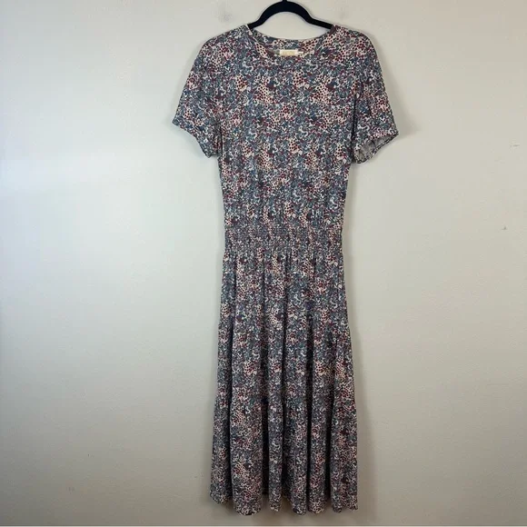 Nation LTD | Martine Casual Peasant Dress in Cherry Blossom Size Small - Picture 2 of 7